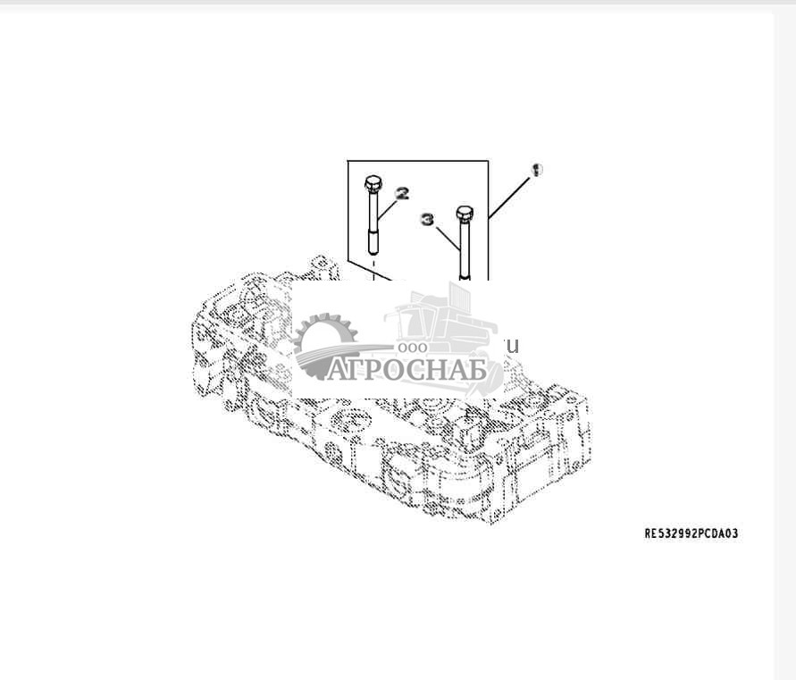 9901 Комплект для обслуживания, болты головки блока цилиндров 